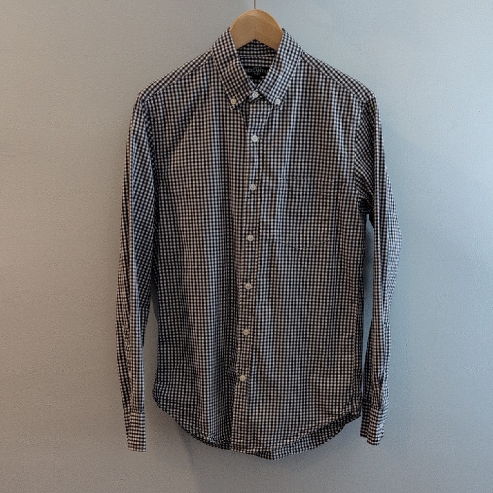 J. Crew Men's Small Mercantile Flex Regular Fit Long Sleeve Shirt Style #J5287